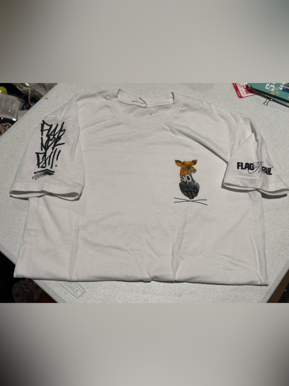 Flag nor Fail Sunflower Goat logo Small